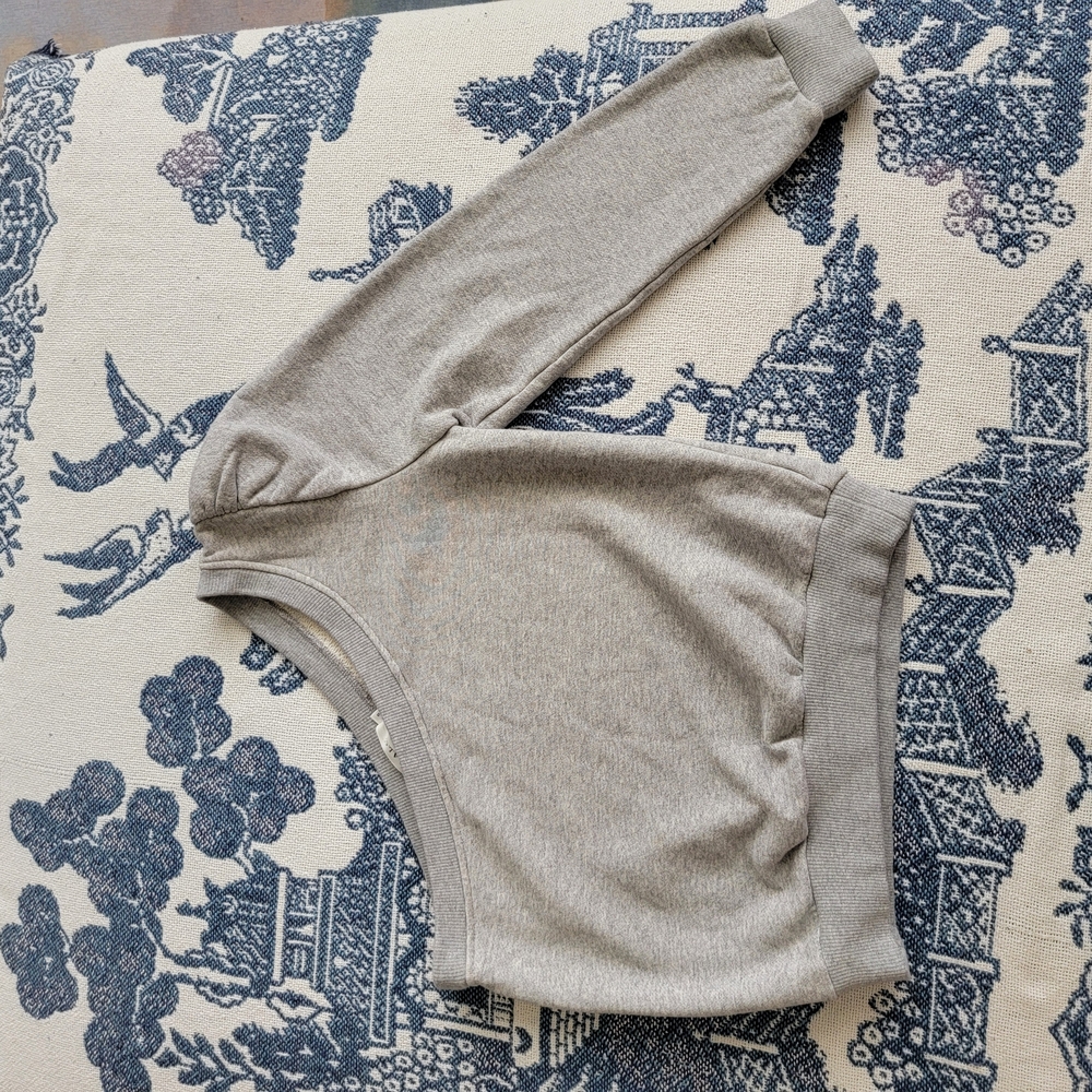 ALC One Shoulder Puff Sleeve Sweatshirt Small - Picture 3 of 6